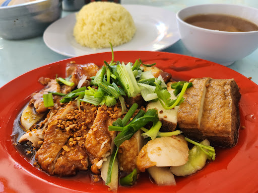 Garlic Roasted Chicken Rice Garlic Roasted Chicken Rice