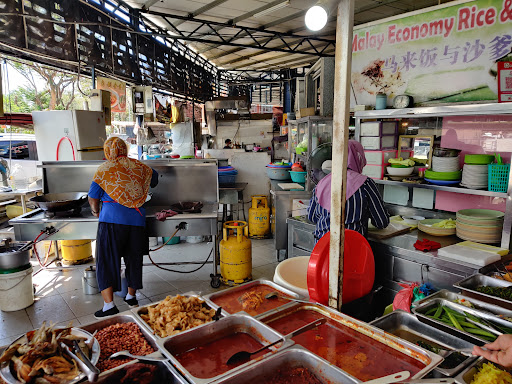 Malay economy rice&satay Malay economy rice&satay
